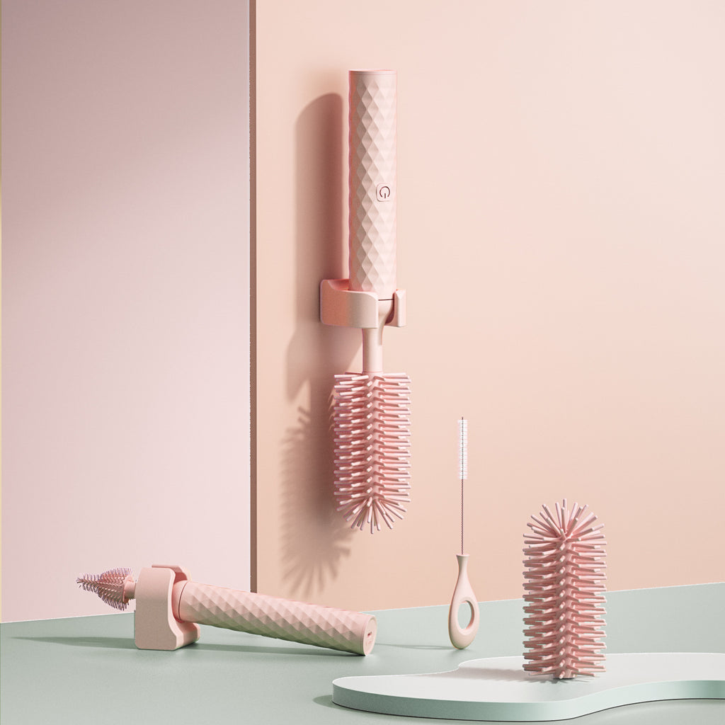 Electric Bottle Brush Cleaning Brush Set